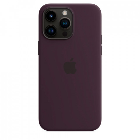 Чохол LUX Silicone Case для iPhone 14 Pro Max Elderberry with MagSafe